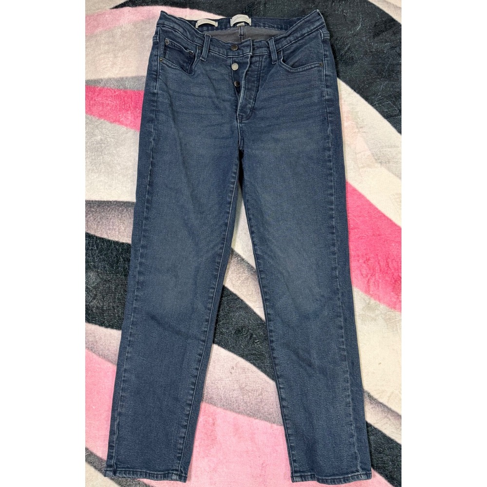 Universal Thread Womens Mid Rise 90s Slim Jeans Medium Wash Button Fly Size 10
